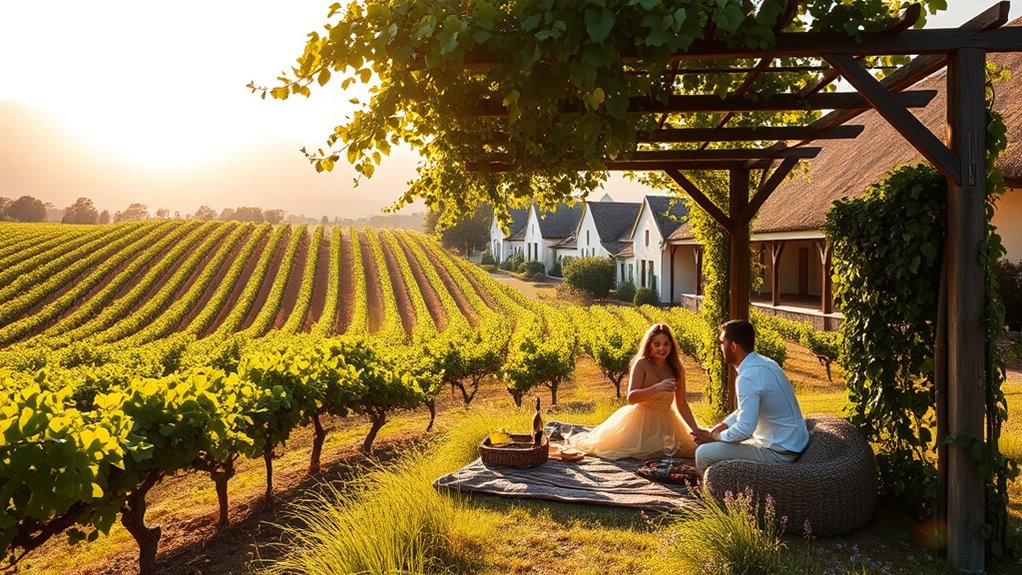 vineyards cozy rustic stays