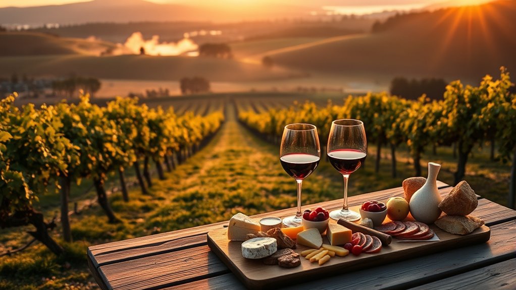 wine dine scenic romance
