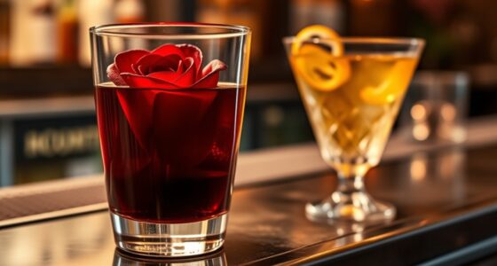 Erstelle romantische Cocktailgeschichten