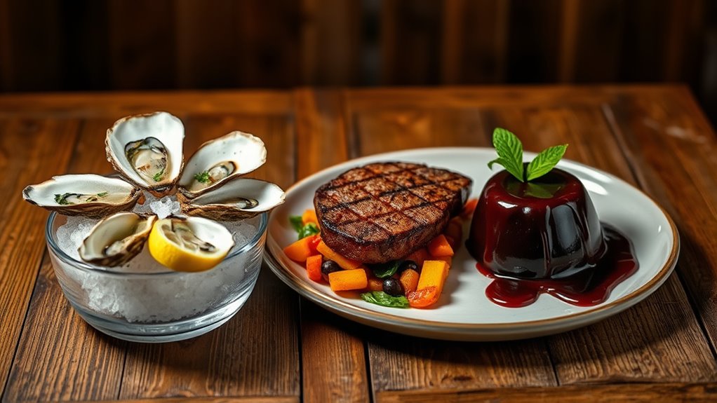 Einen sinnlichen Esserlebnis Atmosphäre schaffen