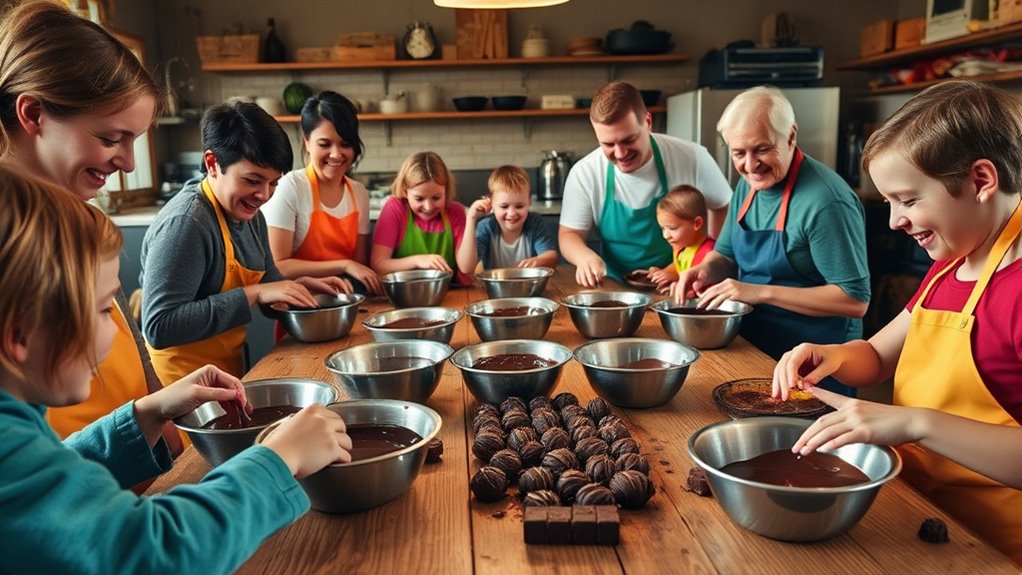Familie Schokoladenherstellung Workshops