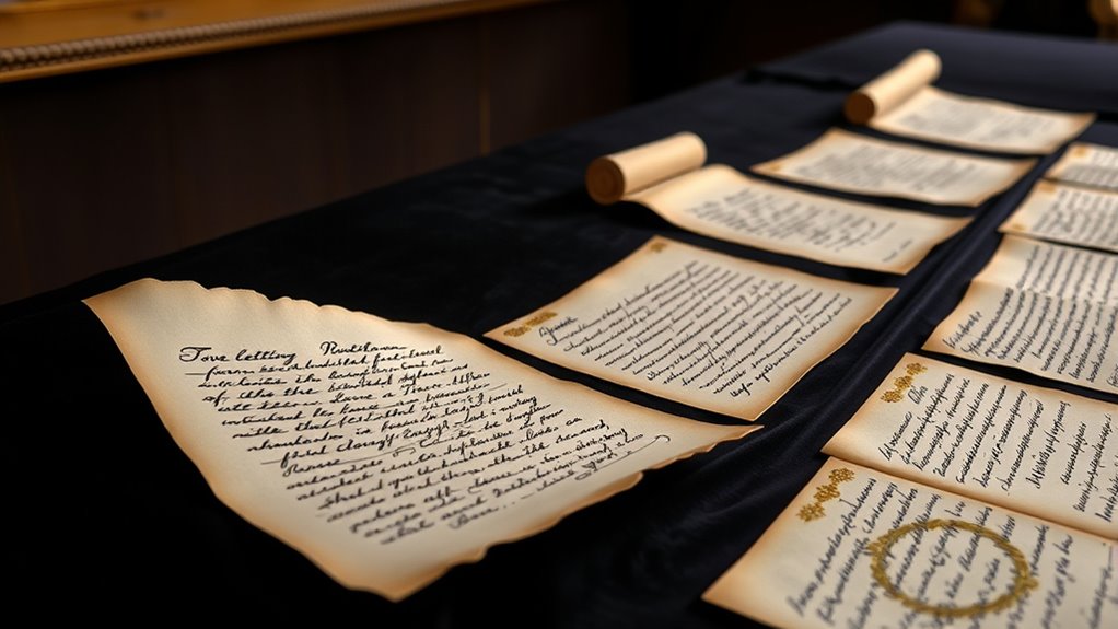 famous love letter timeline