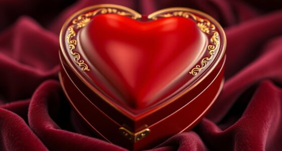 Erste herzförmige Schokoladenbox