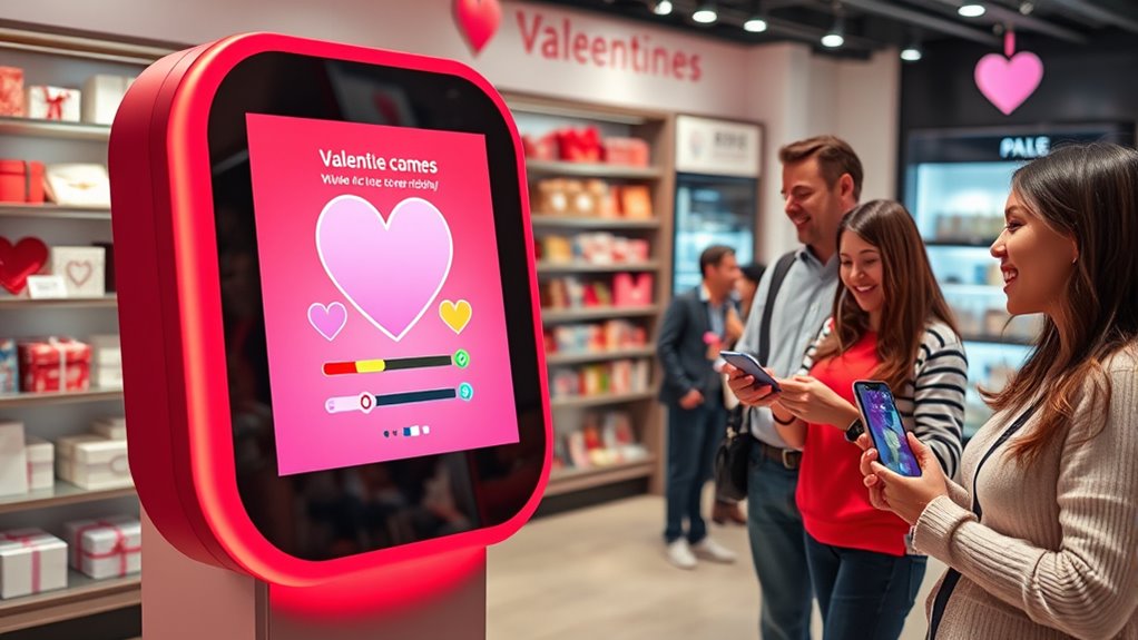 spielerisch gestaltete Valentinstags-Kundenbindung