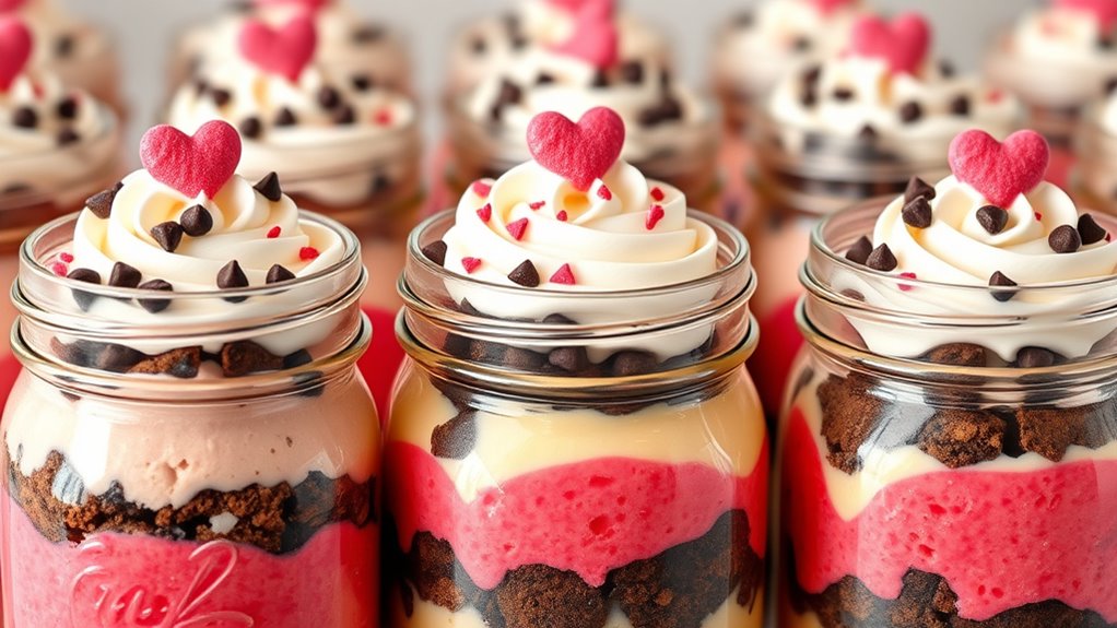 personalisierte Mason Jar Dessertgeschenke