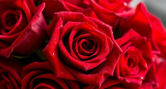 rote Rosen symbolisieren Valentinstag