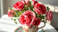 Verwandeln alter Blumen in stilvolle Sträuße