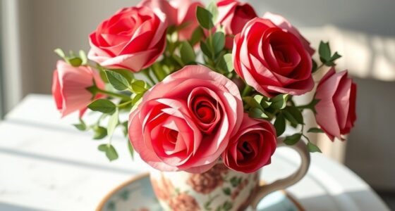 Verwandeln alter Blumen in stilvolle Sträuße