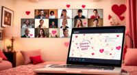 virtuelle Valentinstag-Schatzsuche