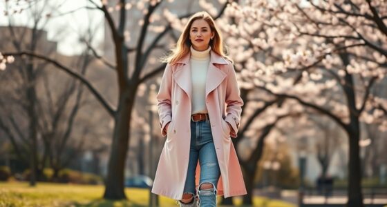 Übergangs-Outfits von Winter zu Frühling