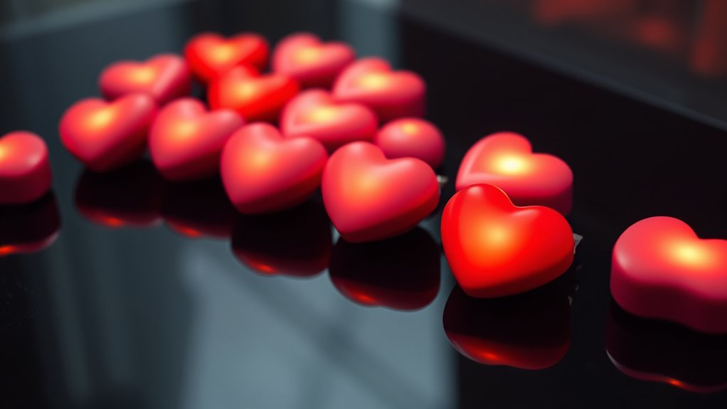 heart shaped usb light selection