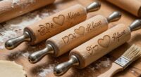 personalized valentine rolling pins