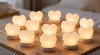 top heart shaped usb night lights