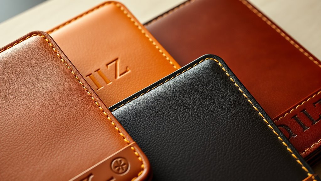 travel ready leather passport holder