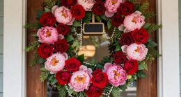 valentine door wreath ideas