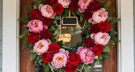 valentine door wreath ideas