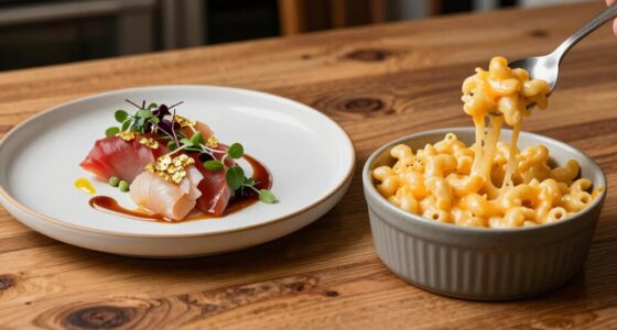 balancing gourmet and simple