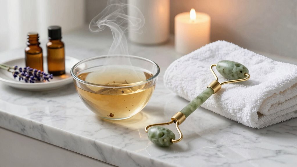 calm confidence skincare ritual