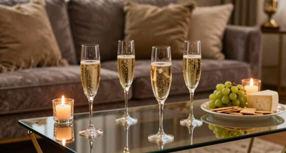 create elegant celebration atmosphere