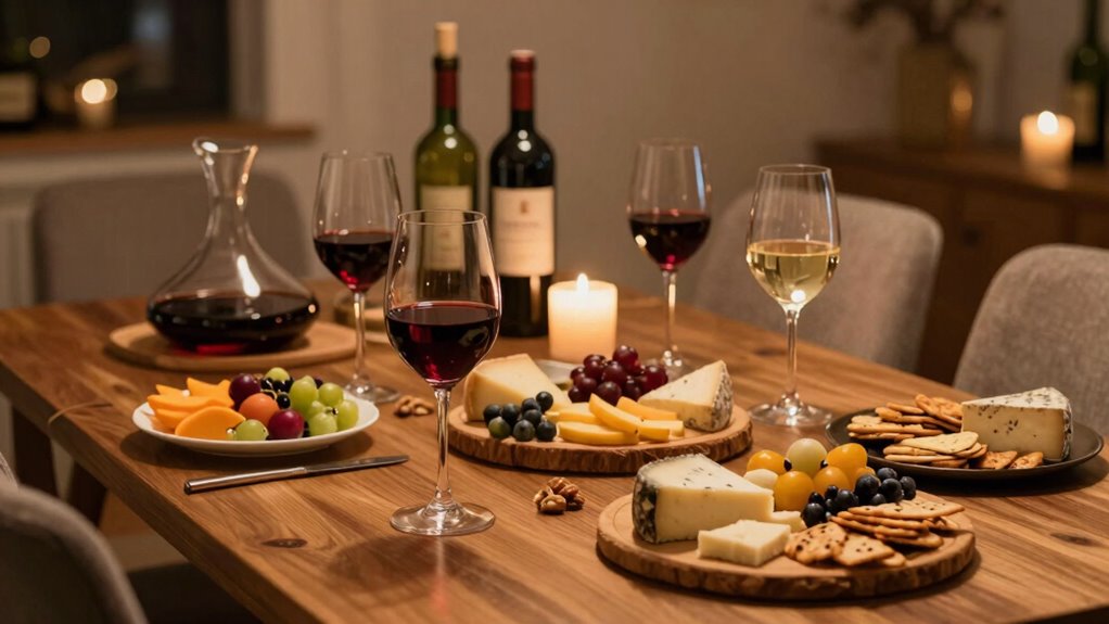 create relaxed flavorful wine experience