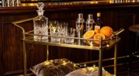 create romantic cocktail cart