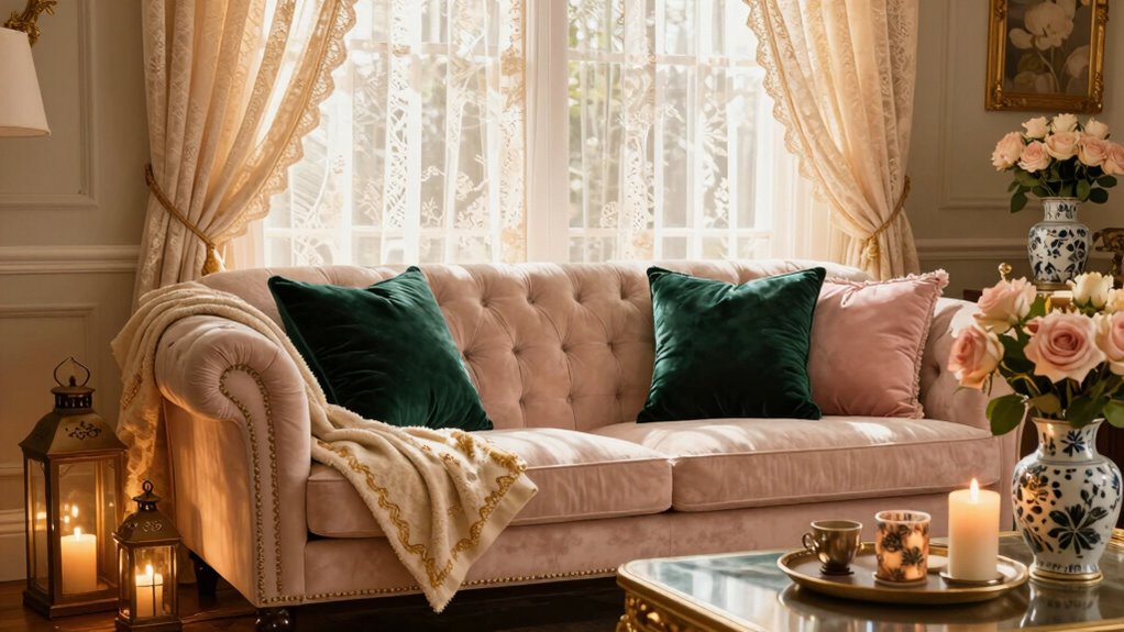 create romantic cozy atmosphere