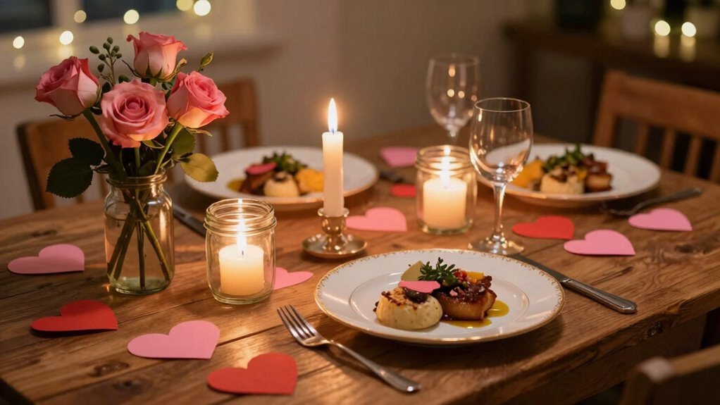 diy romantic dinner decor