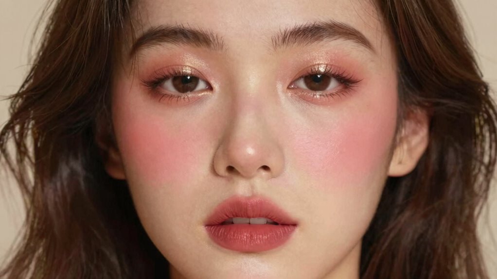 effortless glowing romantic makeup