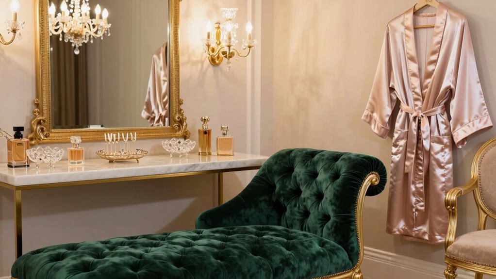 elegant and glamorous decor