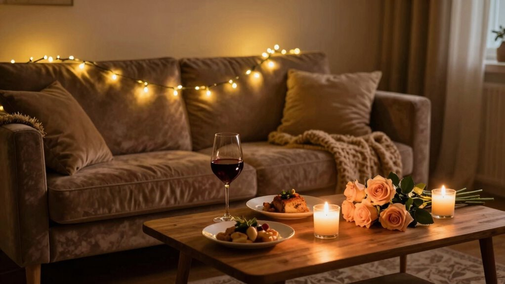 elegant at home date night