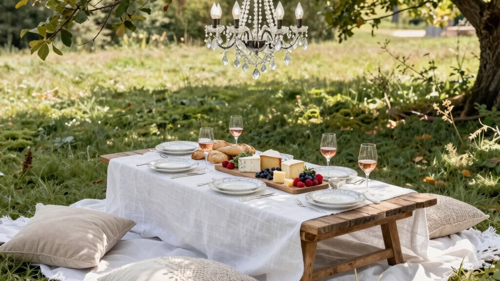 elegant curated outdoor experience