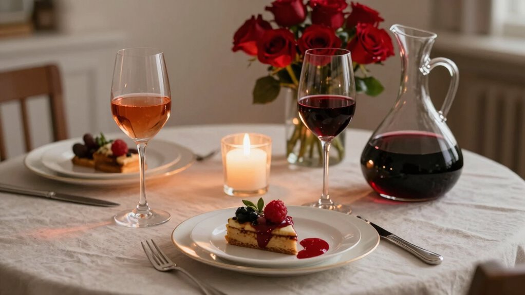 elegant drinks enhance romance