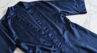 elegant high quality silk robe