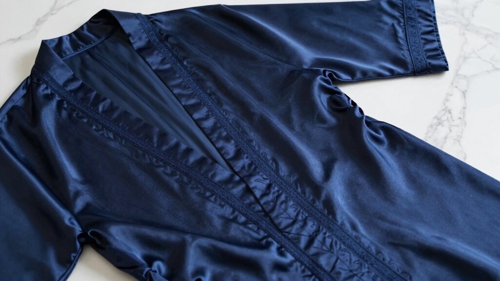 elegant high quality silk robe