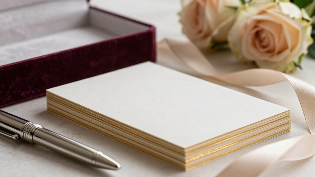 elegant personalized eco friendly stationery