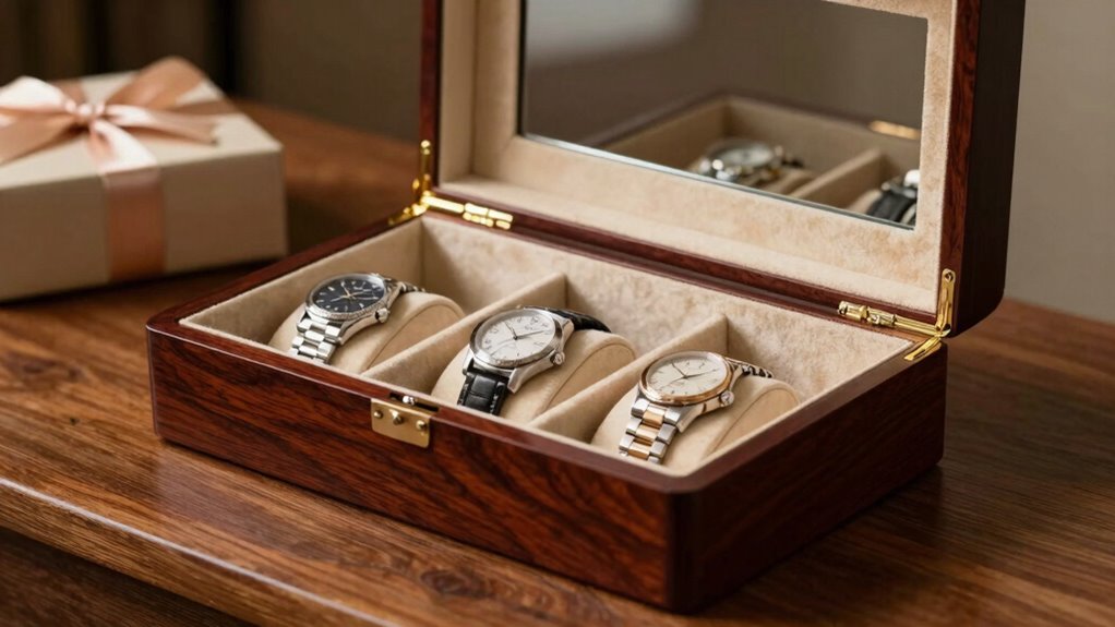 elegant personalized watch organizer