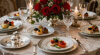 elegant serveware for romance
