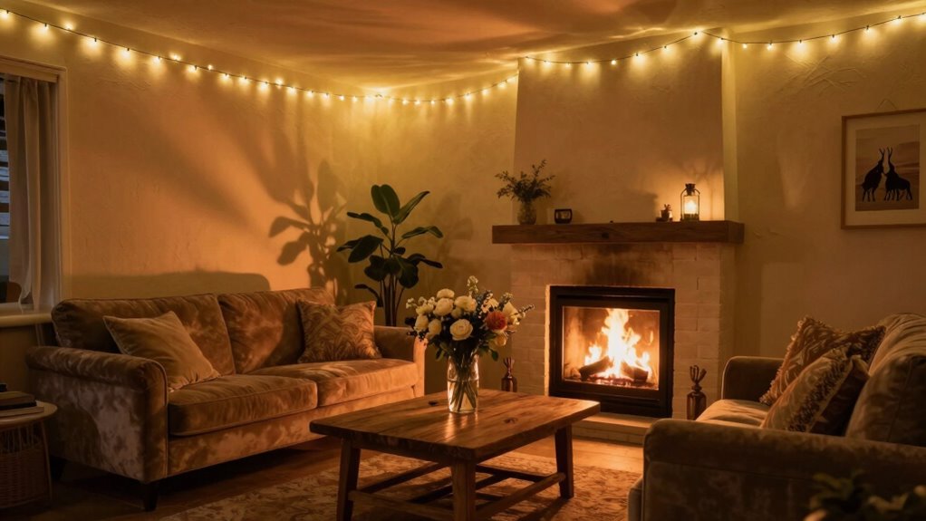 enhance ambiance with lighting