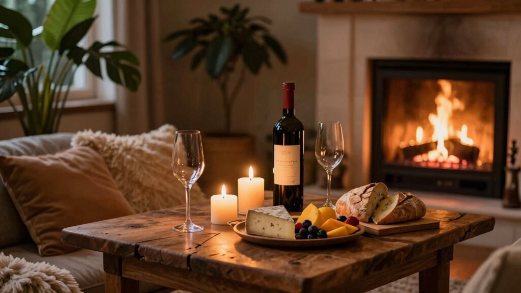 intimate at home date night
