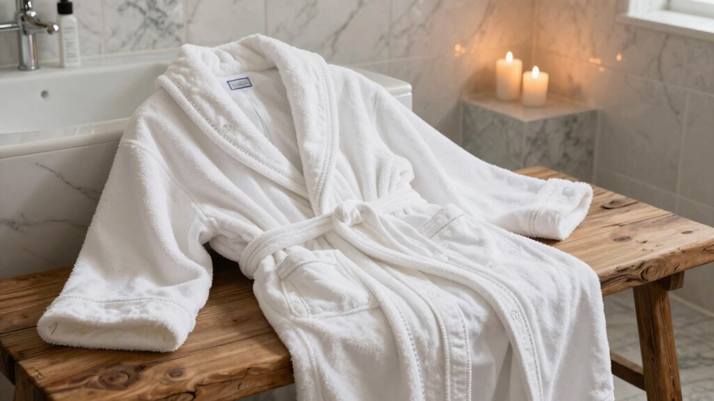 luxurious comfortable couple robes