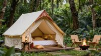 luxury camping essentials selection