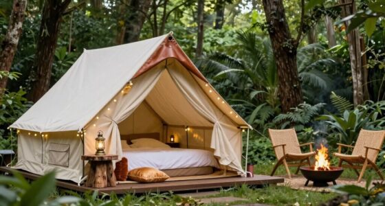 luxury camping essentials selection