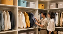 organized closets stress relief