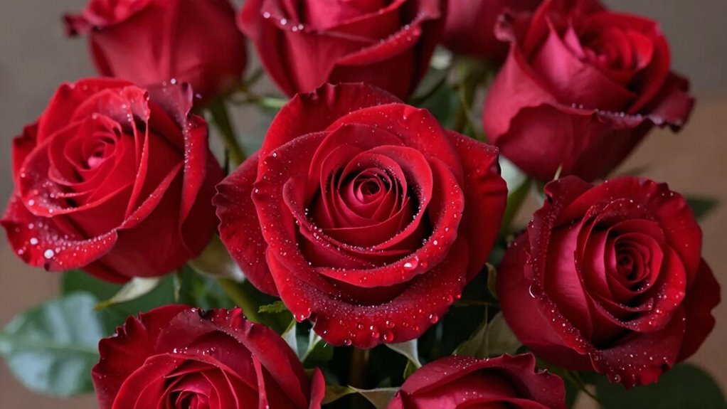 red roses symbolize love s passion