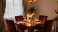 romantic dining room enhancements