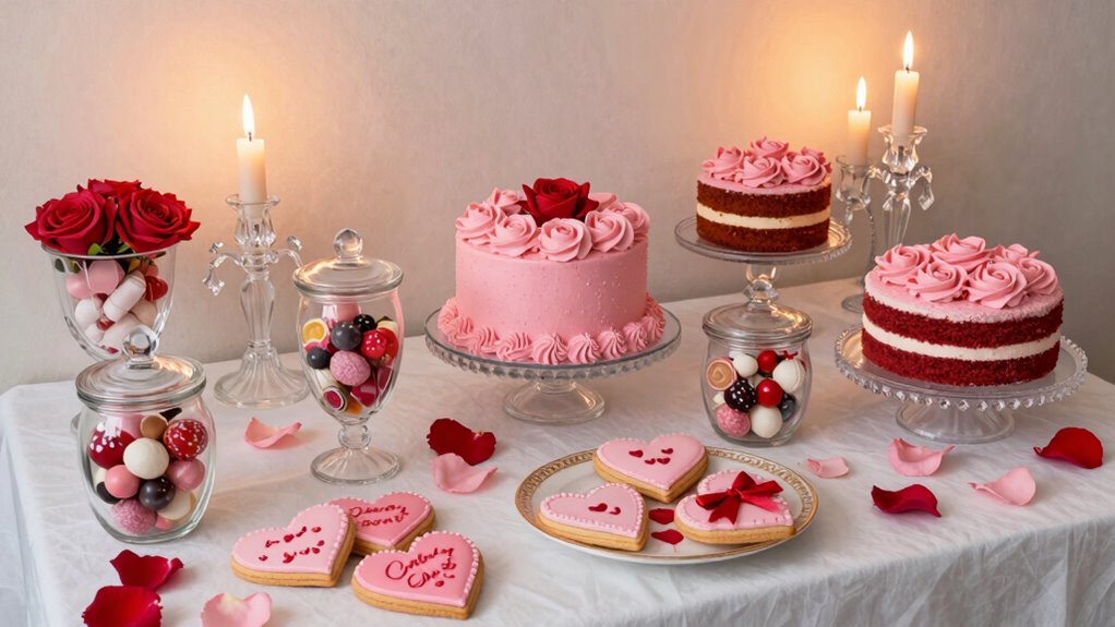 romantic elegant sweet display
