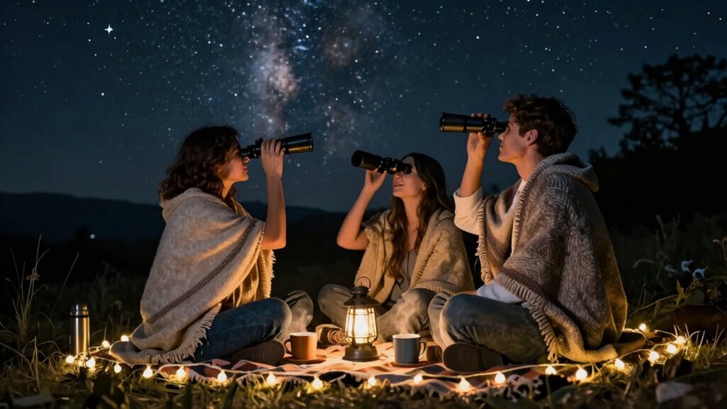 romantic stargazing with eco friendly gear