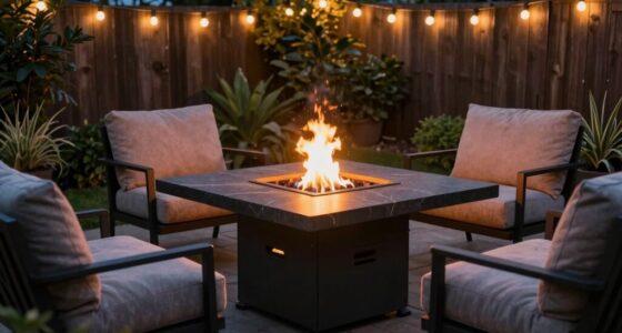 selecting romantic fire pit