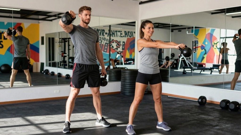 shared motivation and diverse workouts