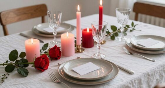 simple romantic dinner hosting